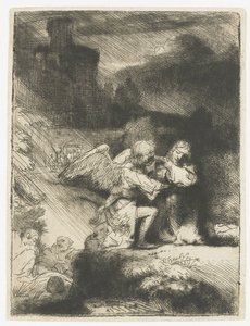 ザ・アゴニー・イン・ザ・ガーデン 庭の苦しみ 作： Rembrandt van Rijn