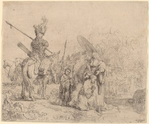 宦官の洗礼 作： Rembrandt van Rijn