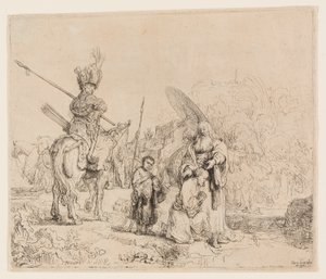 宦官の洗礼 作： Rembrandt van Rijn