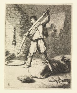 洗礼者ヨハネの斬首 作： Rembrandt van Rijn