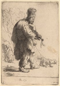 ブラインド・フィドラー 作： Rembrandt van Rijn