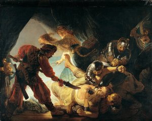 サムソンの盲目 作： Rembrandt van Rijn