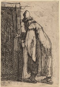 トビトの盲目: スケッチ 作： Rembrandt van Rijn