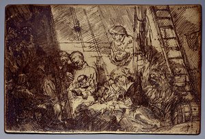 厩舎での割礼 厩舎での割礼 作： Rembrandt van Rijn
