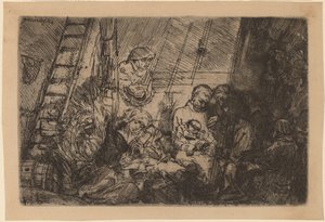 厩舎での割礼 作： Rembrandt van Rijn