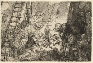 厩舎での割礼 作： Rembrandt van Rijn