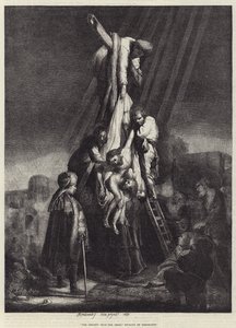 十字架からの降下 作： Rembrandt van Rijn