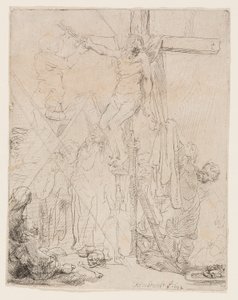 十字架からの降下: スケッチ 作： Rembrandt van Rijn