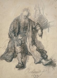 酔ったロット 作： Rembrandt van Rijn