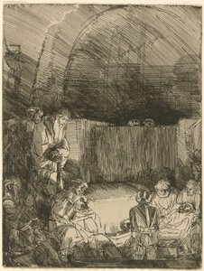 埋葬 作： Rembrandt van Rijn