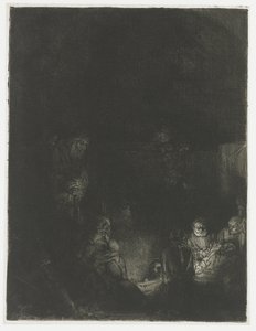 埋葬 作： Rembrandt van Rijn