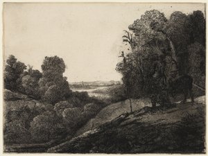エジプトへの逃避：Seghersから変更 作： Rembrandt van Rijn