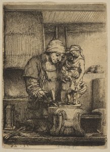 ゴールドスミス、1655年。 作： Rembrandt van Rijn