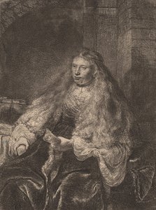 偉大なユダヤ人の花嫁、1635 年。 作： Rembrandt van Rijn