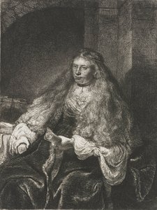 偉大なユダヤ人の花嫁、1635 作： Rembrandt van Rijn
