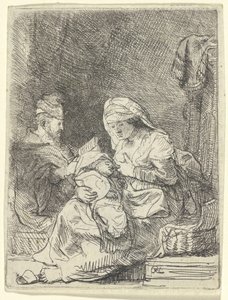 聖家族 作： Rembrandt van Rijn