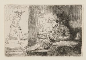 『コルフ・プレイヤー』 作： Rembrandt van Rijn