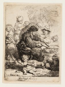 パンケーキウーマン 作： Rembrandt van Rijn
