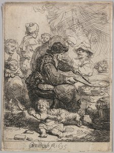 パンケーキの女 作： Rembrandt van Rijn