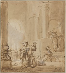 徴税人とパリサイ人のたとえ 作： Rembrandt van Rijn