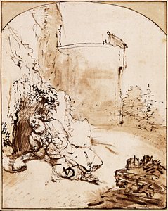 ニネベの壁の前の預言者ヨナ、1651年