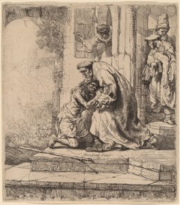 放蕩息子の帰還 作： Rembrandt van Rijn