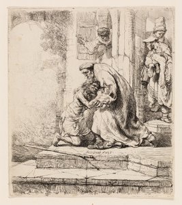 放蕩息子の帰還 作： Rembrandt van Rijn