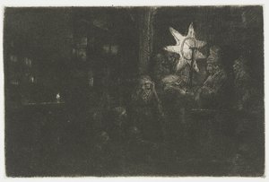 キングスの星：夜の作品 作： Rembrandt van Rijn