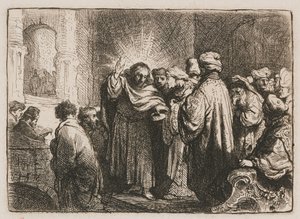 トリビュートマネー 貢ぎ金 作： Rembrandt van Rijn
