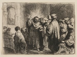 トリビュートマネー 作： Rembrandt van Rijn