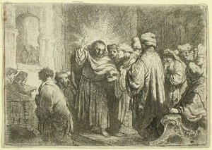 「トリビュート・マネー」 作： Rembrandt van Rijn