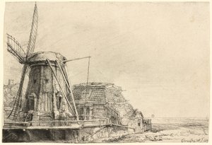 風車 作： Rembrandt van Rijn