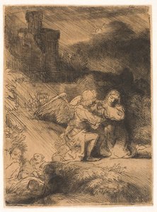 庭の苦しみ 作： Rembrandt van Rijn