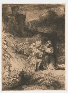庭の苦しみ 作： Rembrandt van Rijn