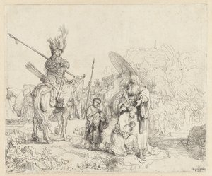 宦官の洗礼 作： Rembrandt van Rijn