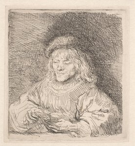 カード遊びをする人 作： Rembrandt van Rijn