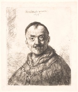 最初の東洋の頭（レンブラントの父？） 作： Rembrandt van Rijn
