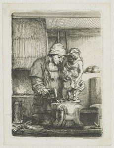金細工人 作： Rembrandt van Rijn