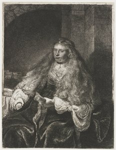 偉大なユダヤ人の花嫁 作： Rembrandt van Rijn
