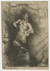 ネブカドネザルが見た像 作： Rembrandt van Rijn
