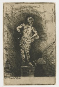 ネブカドネザルが見た像 作： Rembrandt van Rijn