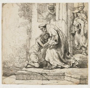 放蕩息子の帰還 作： Rembrandt van Rijn