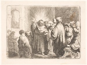 トリビュートマネー 作： Rembrandt van Rijn