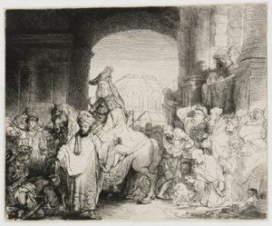 モルデカイの勝利 作： Rembrandt van Rijn