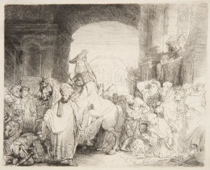 モルデカイの勝利 作： Rembrandt van Rijn
