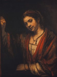 Hendrickje Stoffelsの肖像 作： Rembrandt van Rijn