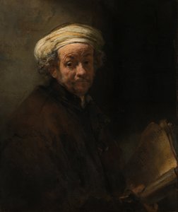 使徒パウロとしての自画像 作： Rembrandt van Rijn