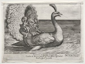 1608年、コジモディメディチの結婚のために、フィレンツェのアルノ川で海軍戦闘を担当。