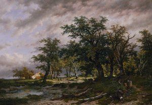 大きなオランダの風景 作： Remigius Adrianus van Haanen