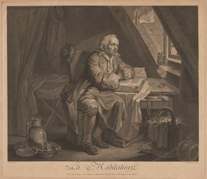 瞑想 作： René Gaillard, after Johann Eleazar Schenau